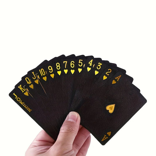 Black playing cards