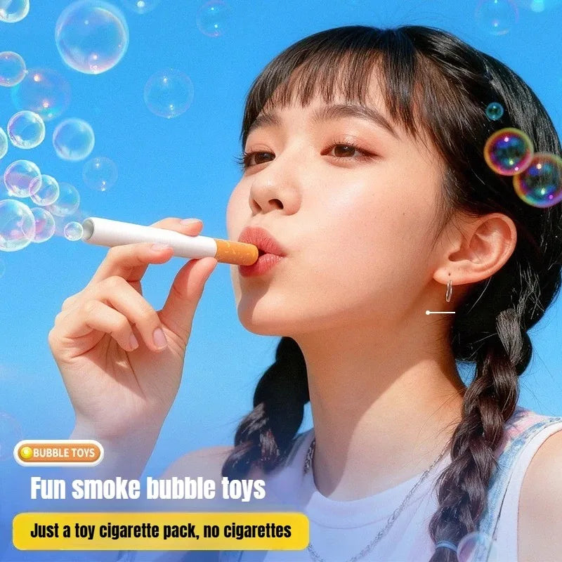 Cigarette Box Bubble Machine